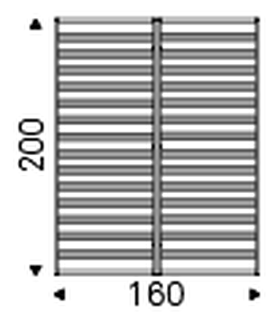 Marlon Bed by Cattelan Italia, size drawing 6