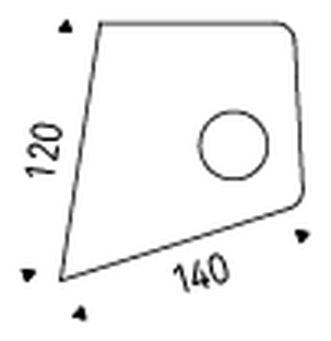 Globe Coffee Table by Cattelan Italia, size drawing 3