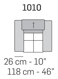 Tiziano Sofa by Nicoline, size drawing 5