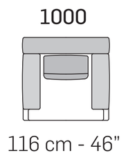 Bovisa Sofa by Nicoline, size drawing 7