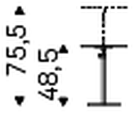 Step Side Table by Cattelan Italia, size drawing 1