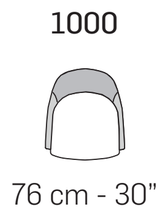 Diga Armchair by Nicoline, size drawing 2