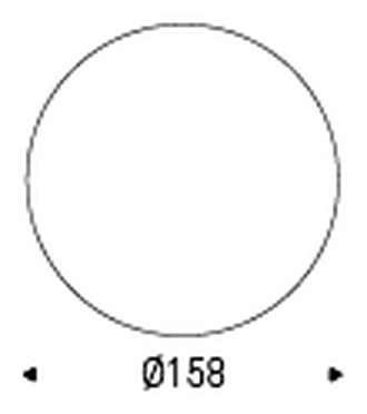 Skorpio Keramik Round Dining Table by Cattelan Italia, size drawing 4