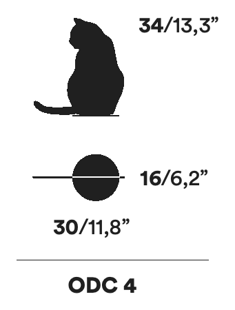 Ombres de Chats Bookend by Opinion Ciatti, size drawing: ODC 4