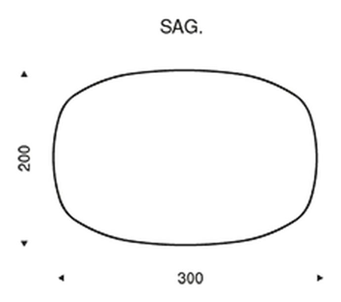 Sendai Rug by Cattelan Italia, size drawing 2