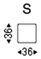 Step Side Table by Cattelan Italia, size drawing 2
