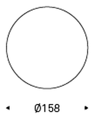 Giano Keramik Dining Table by Cattelan Italia, size drawing 3