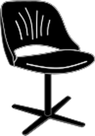 Nova Dining Chair by Bontempi, size drawing: 35.13