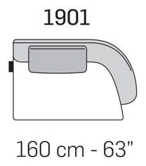 Fleur Sofa by Nicoline, size drawing 4