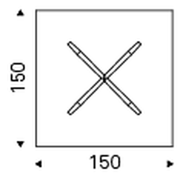Spyder Dining Table by Cattelan Italia, size drawing 7