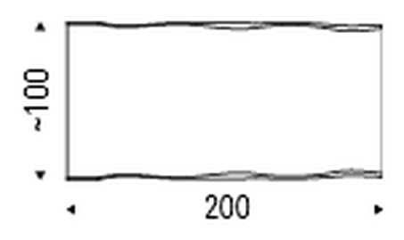 Eliot Wood Dining Table by Cattelan Italia, size drawing 2