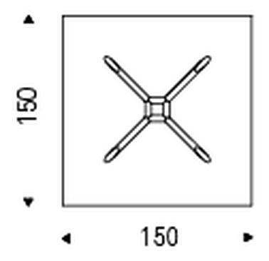 Planer Dining Table by Cattelan Italia, size drawing 2
