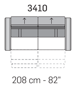 Wagner Sofa by Nicoline, size drawing 7