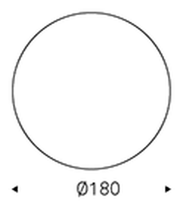 Rado Wood Round Dining Table by Cattelan Italia, size drawing 4