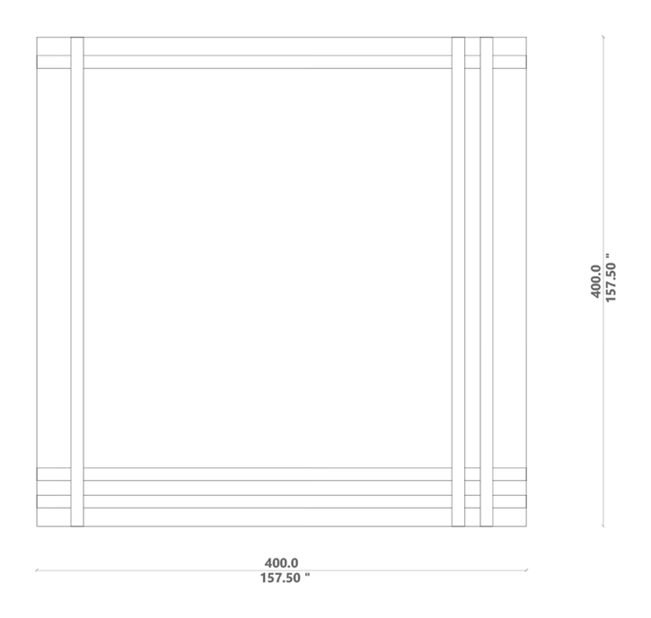 Flat Rug by Talenti, size drawing: 4 × 4