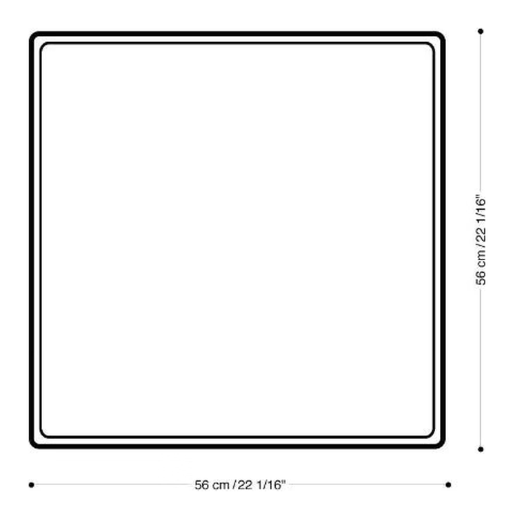 MB 5 Ottoman by Heller, size drawing 2