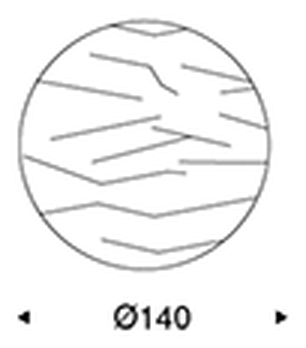 Skorpio Marble Round Dining Table by Cattelan Italia, size drawing 2