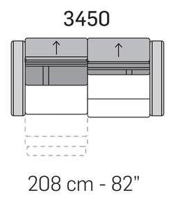 Wagner Sofa by Nicoline, size drawing 8