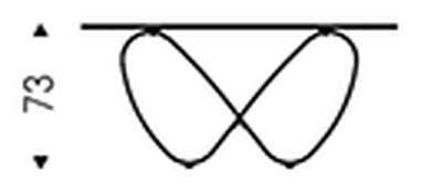 Butterfly Console Table by Cattelan Italia, size drawing 1