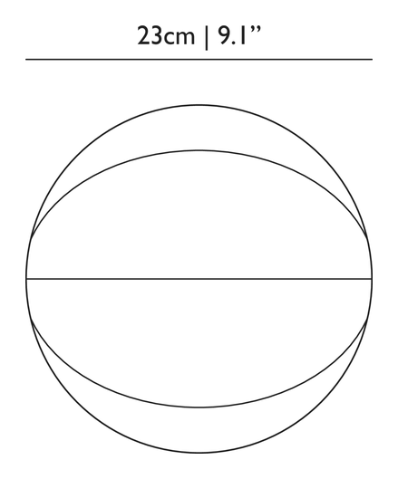 Monster Basketball by Moooi, size drawing
