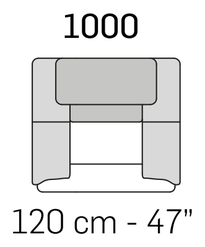 Canaletto Sofa by Nicoline, size drawing 4