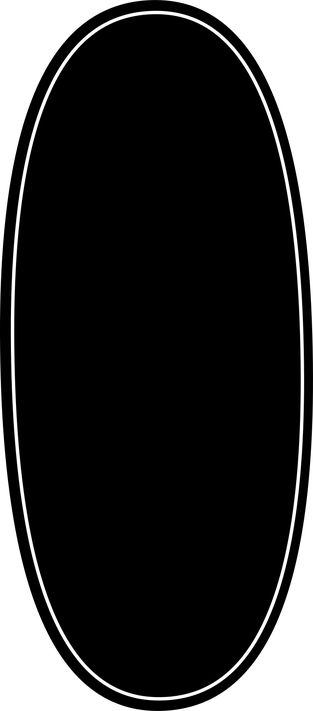 Renoir Mirror by Bontempi, size drawing: 09.47