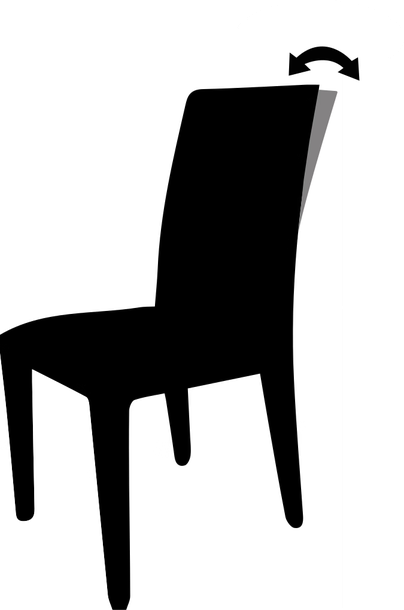 Sofia Chair by Bontempi, size drawing: 40.81 · Flex