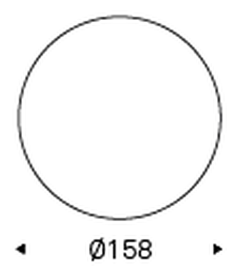 Botero Keramik Round Dining Table by Cattelan Italia, size drawing 8
