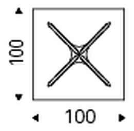 Helix Coffee Table by Cattelan Italia, size drawing 4