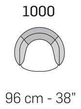 Nest Armchair by Nicoline, size drawing 3