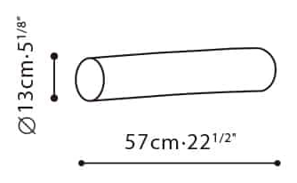 Melody Bed by Camerich, size drawing: C08H0704