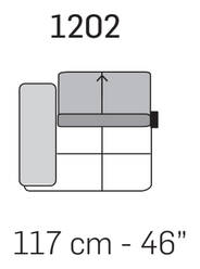 Bolton Sofa by Nicoline, size drawing 6