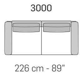 Strauss Sofa by Nicoline, size drawing 4
