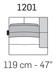 Egeo Sofa by Nicoline, size drawing 8