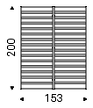 Lukas Upholstered Bed by Cattelan Italia, size drawing 3