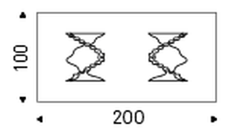 Plisset Dining Table by Cattelan Italia, size drawing 7
