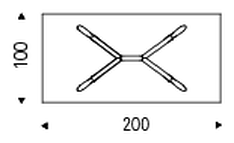 Planer Dining Table by Cattelan Italia, size drawing 6