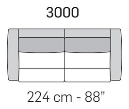 Bora Sofa by Nicoline, size drawing 4