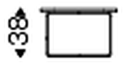 Benny Coffee Table by Cattelan Italia, size drawing 6