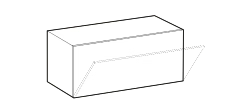 Unit Sideboard by Ditre Italia, size drawing: 100x40 flat door lacquered furniture