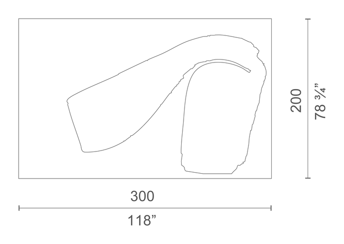 Bhuri Collection Rug by Cappellini, size drawing: AQR_1