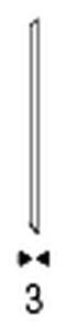 Regal Wall Mirror by Cattelan Italia, size drawing 1