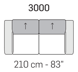 Wing Sofa by Nicoline, size drawing 4