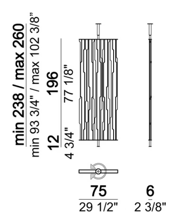 In-Dependent Room Divider by Arketipo, size drawing 3