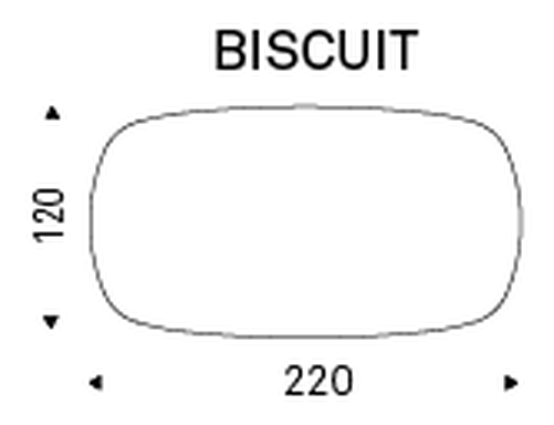Tyron Keramik Dining Table by Cattelan Italia, size drawing 4