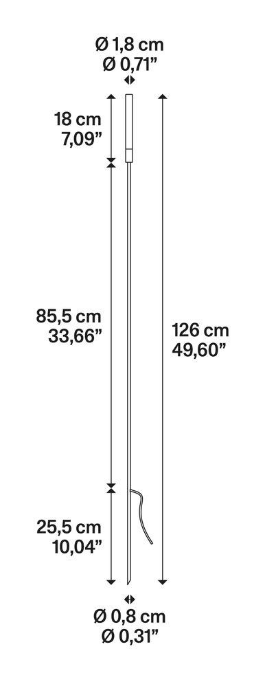 Reed by Lodes, size drawing: Reed 90 Pod