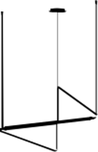 Astra Pendant Lamp by Bontempi, size drawing: 56.65