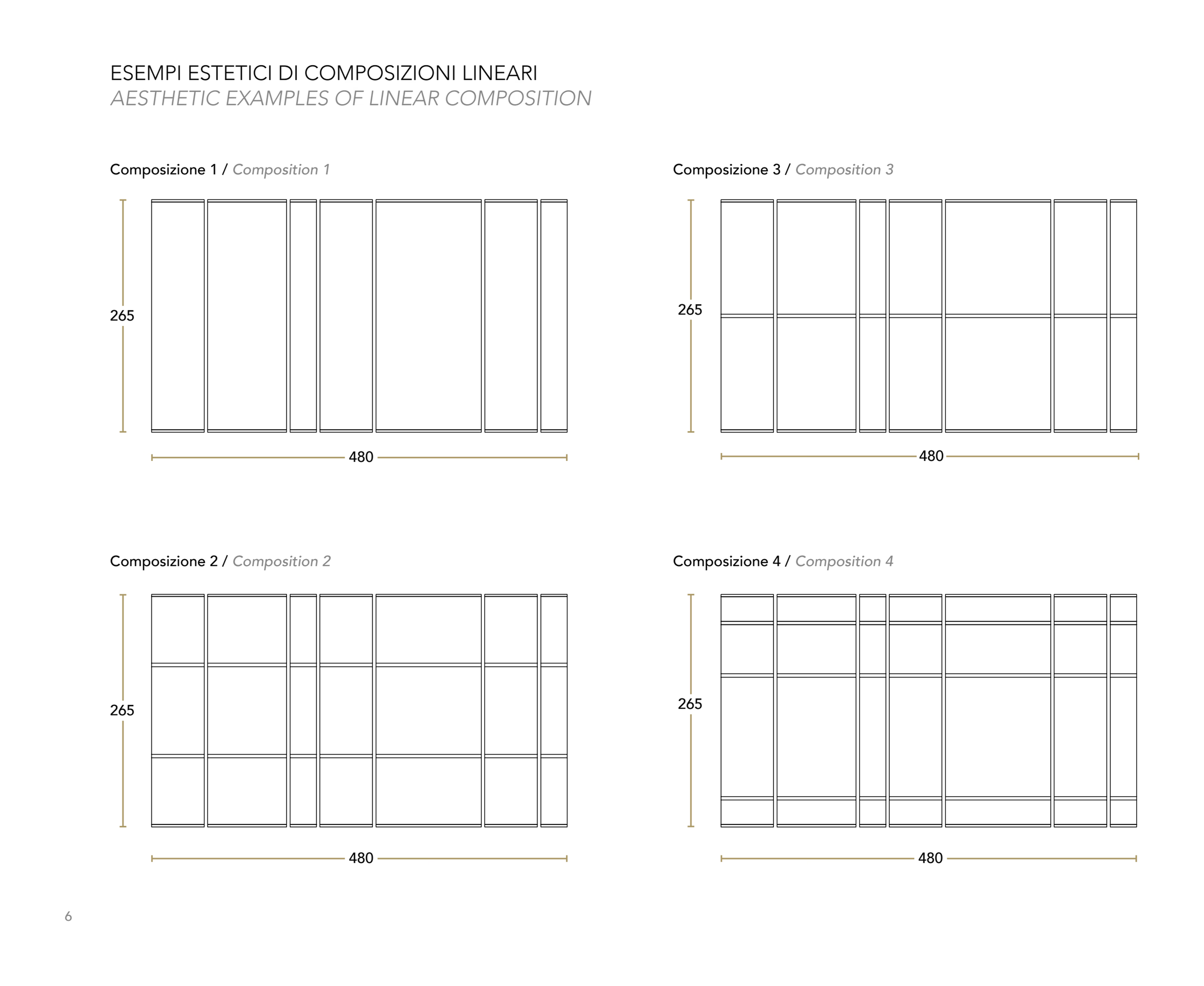 Wally Living Wall Unit by Reflex, size drawing 2