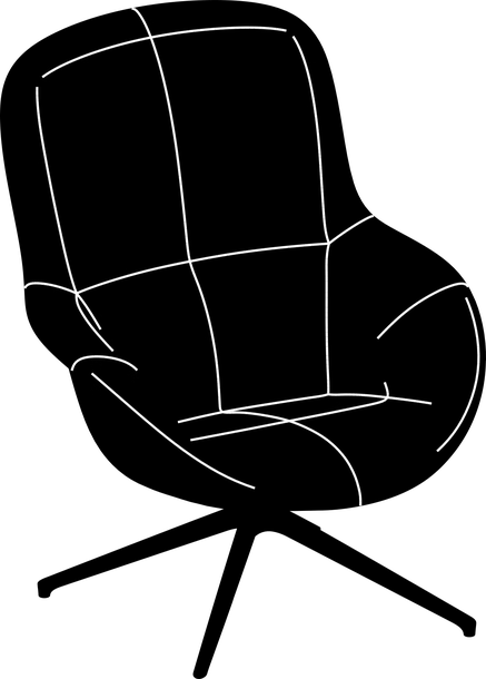 Long Island Armchair by Bontempi, size drawing: LNG000102