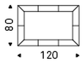 Regal Wall Mirror by Cattelan Italia, size drawing 4